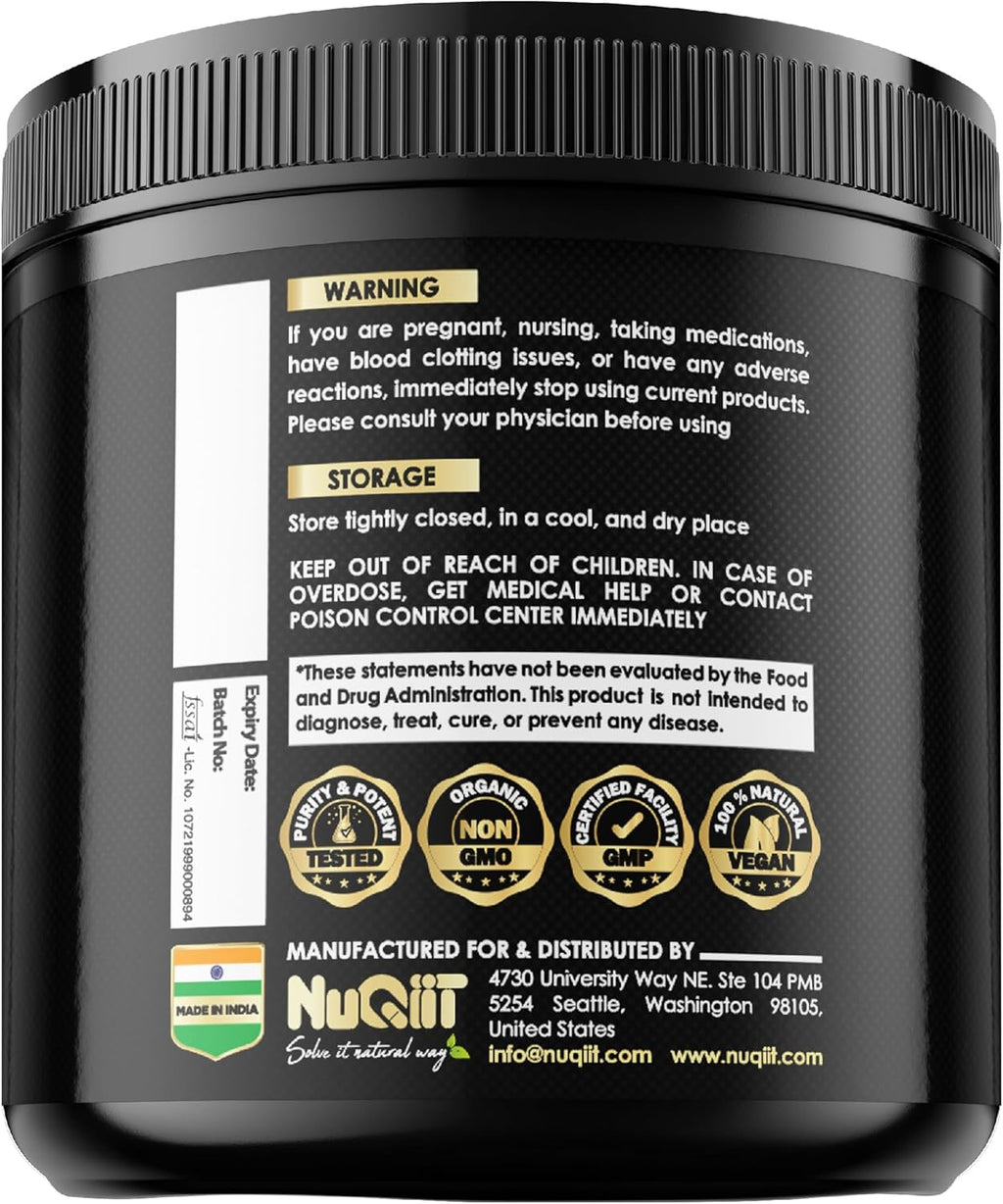 Ashwagandha Capsules - Natural Testosterone booster - 120 Vegan Capsules